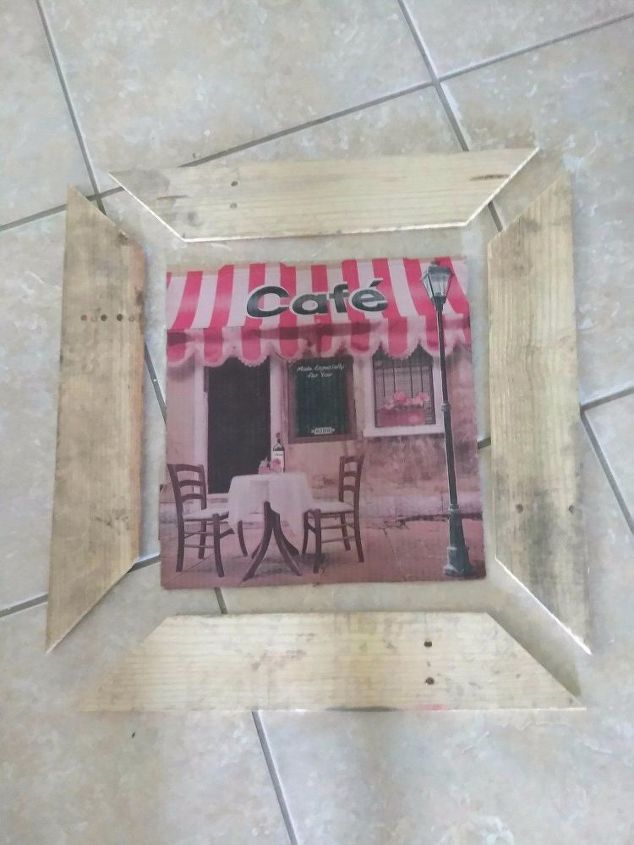 from cardboard pizza box to tuscan art