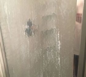 how do i get a fiberglass shower floor clean