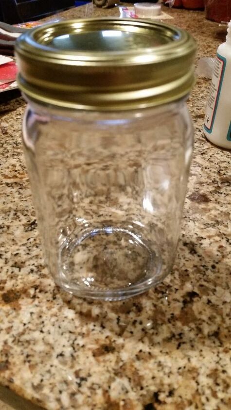 festive and easy mason jar vase
