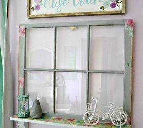 30 wonderful ways you can upcycle old windows, Transform it into a colorful shelf