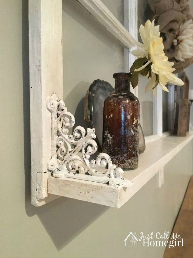 30 wonderful ways you can upcycle old windows, Or give it a vintage look with brackets