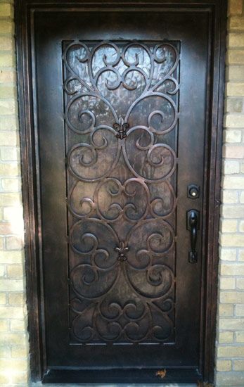 how do i paint iron front door