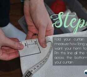 How To Hem Curtains Without Sewing Hometalk
