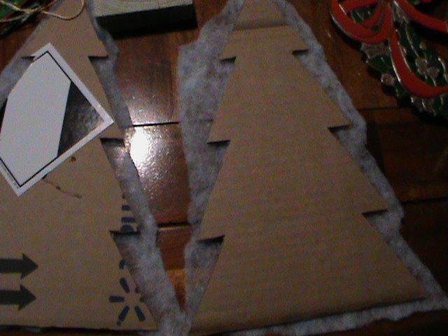 rvores de natal de papelo para a mesa