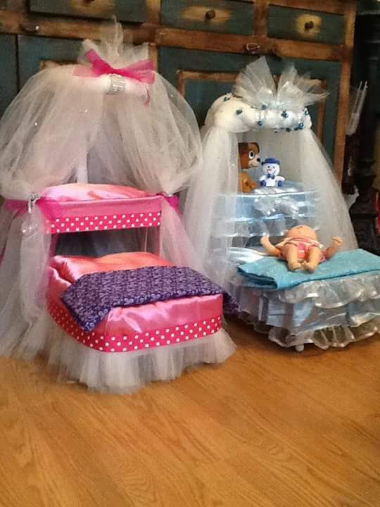 doll beds made of cardboard or pet bed