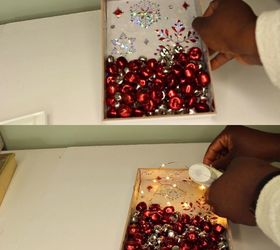 Jingle Bell Shadow Box Using A Picture Frame And Wall Art Hometalk