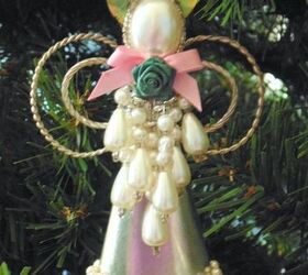 repurposed baking cone angel christmas ornaments