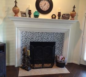 living room fireplace redo, The finished product