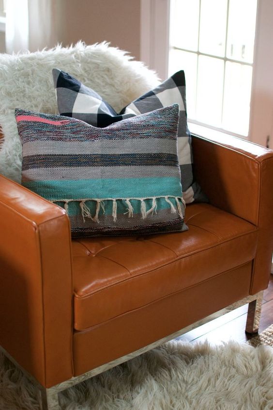 s 15 cute pillows you can make for your sister, Sew Together A Boho Kilim