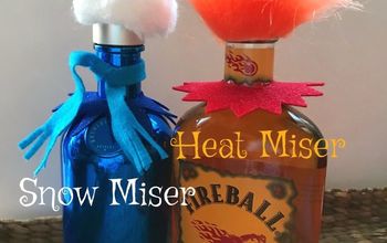 Festive Drink Toppers: Heat Miser and Snow Miser