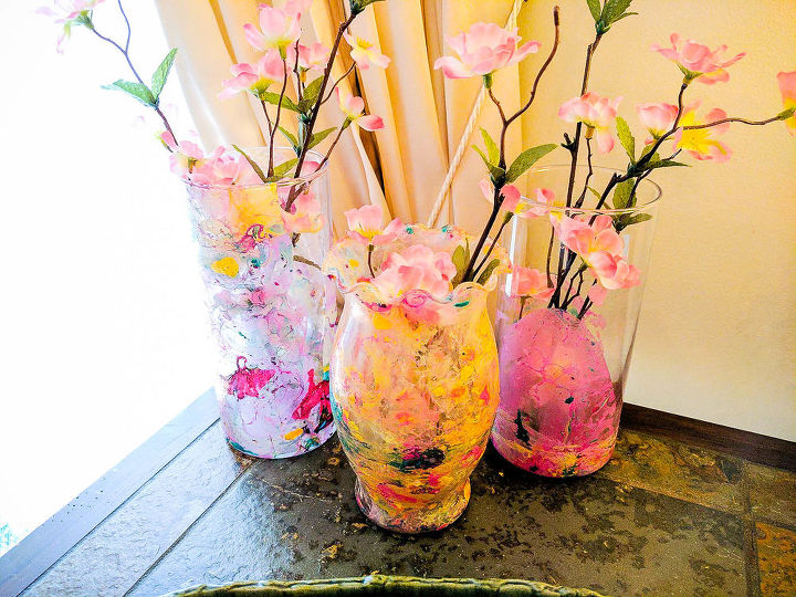 s 25 ways you can be an artist with no experience necessary, Dip your vases in nailpolish