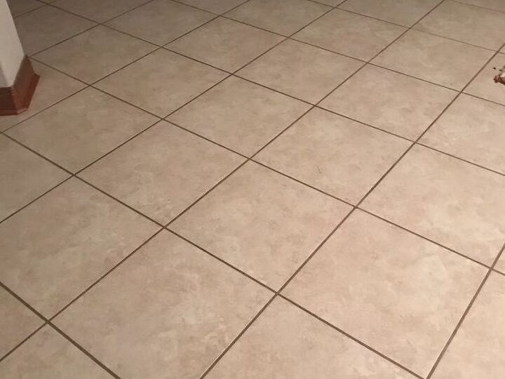 q how can i reduce the slipperiness of my tile floor
