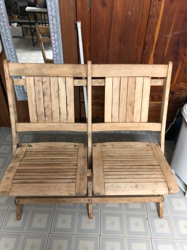 q how my theater chair looks sanded
