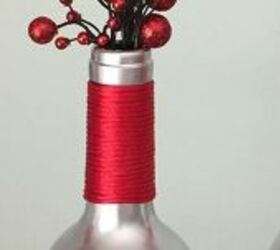 easy wine bottle christmas craft