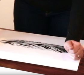 how to mount printables on wood boards
