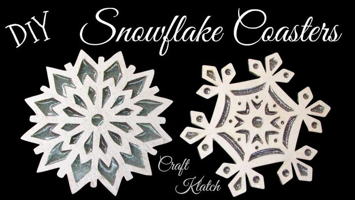 diy resin snowflake coasters