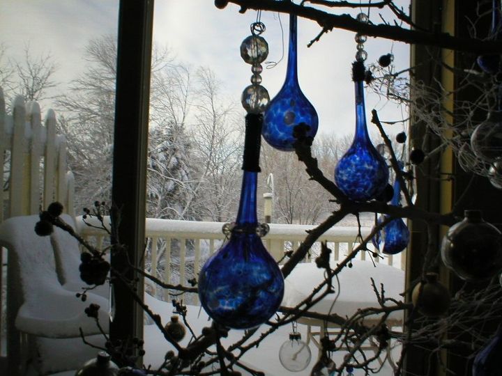enfeites de natal em vidro soprado para um inverno em minnesota