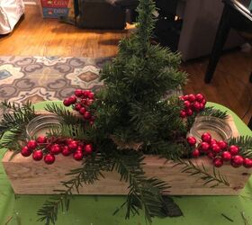 rustic christmas table centerpiece
