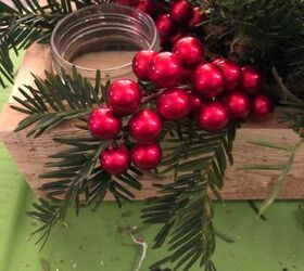 rustic christmas table centerpiece