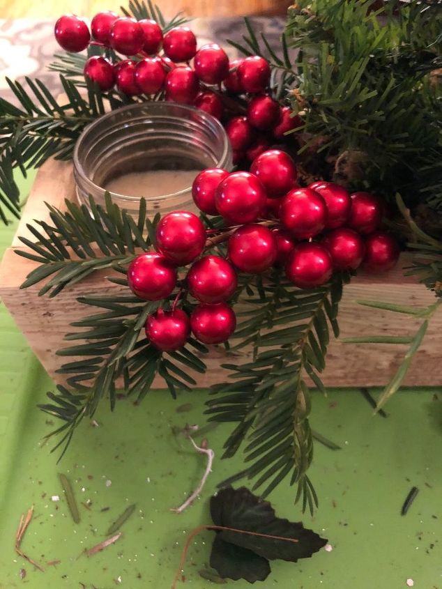 Rustic Christmas Table Centerpiece  Hometalk