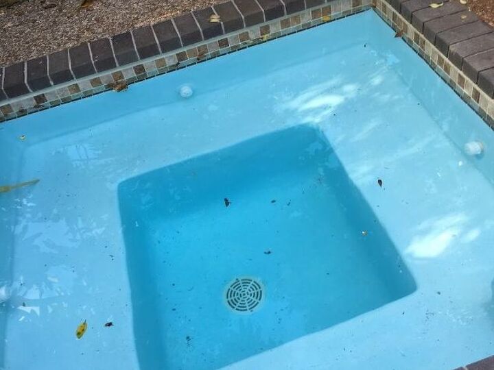 q in ground spa conversion to garden