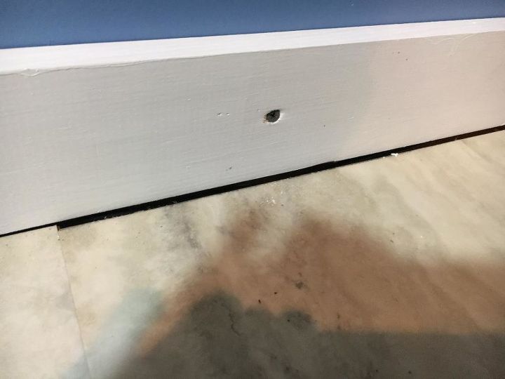 q covering gaps between floor and wall