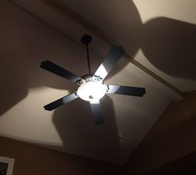 painted ceiling fan instant drama
