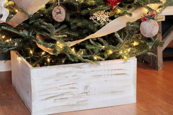 christmas tree crate skirt diy