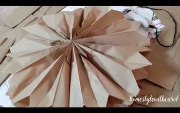 DIY Paper Bag Snowflake