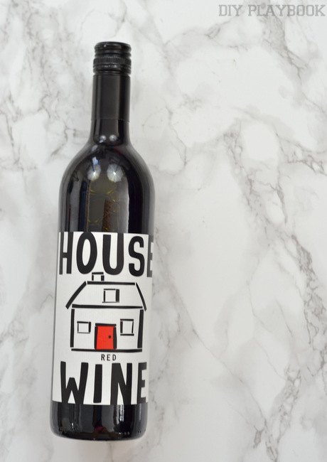 saco de vinho personalizado como um presente de anfitri de frias