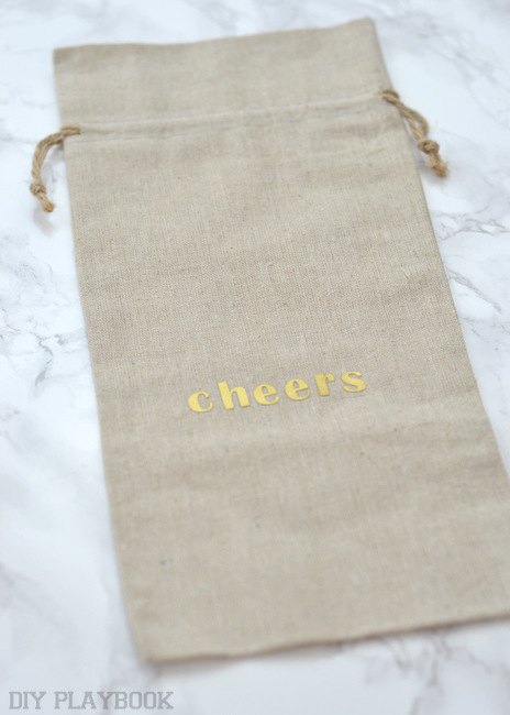 personalized wine tote as a holiday hostess gift