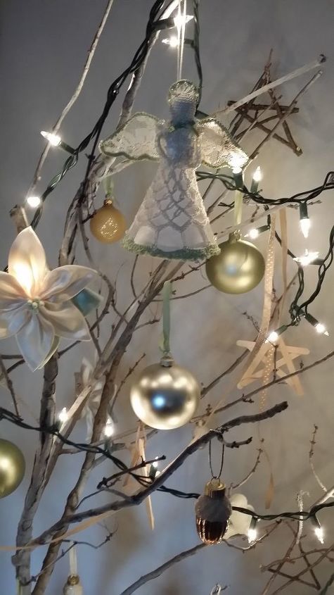 Christmas Decor Diy Christmas Tree Branch  Hometalk