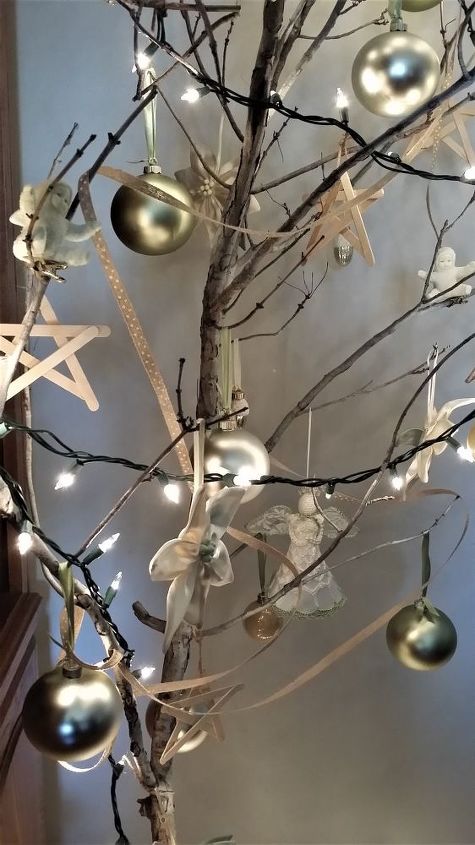decoracin de navidad diy rama de rbol de navidad