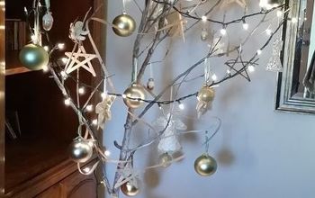 Christmas Decor Diy: Christmas Tree Branch