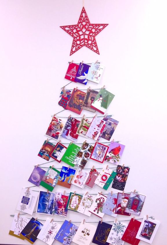 christmas card christmas tree for your wall