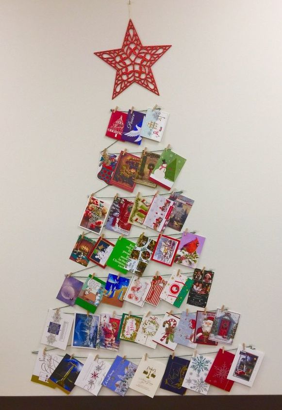 christmas card christmas tree for your wall