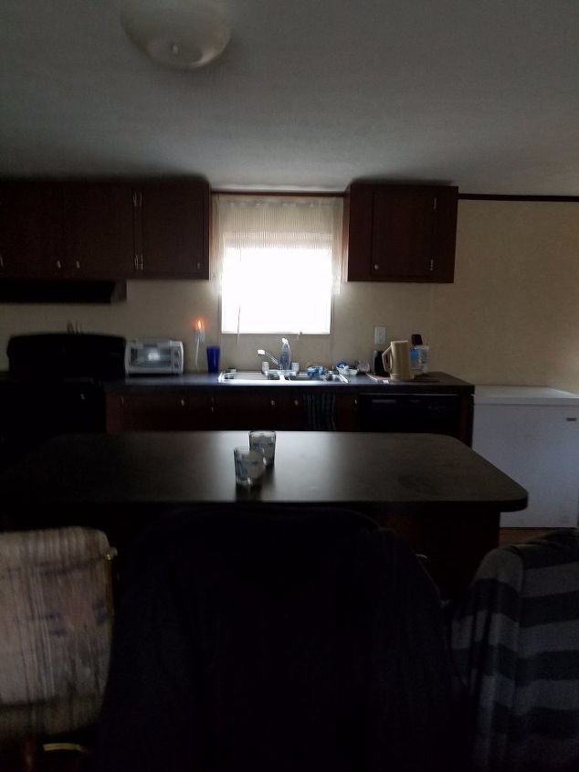 q how do i brighten up a kitchen on a tight budget