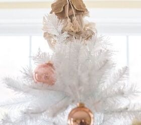complementing your romantic style with a white christmas tree