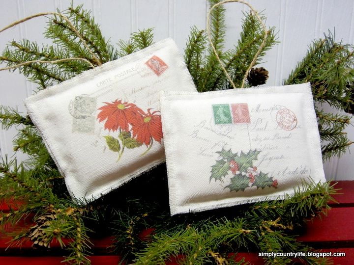 25 adorables ideas de adornos para que te sientas sper entusiasmado por la navidad, Crea un adorno de postal navide a francesa