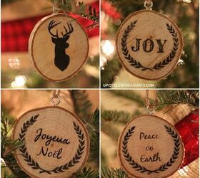 25 adorables ideas de adornos para que te sientas sper entusiasmado por la navidad, Recorta adornos de madera personalizados