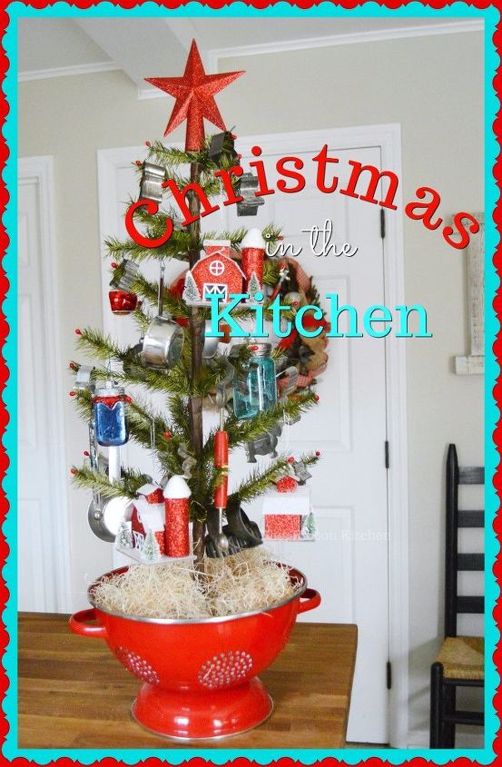 uma rvore de natal na cozinha a receita perfeita para a decorao de natal