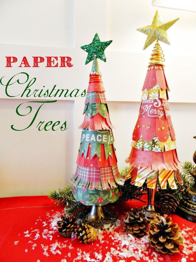 rboles de navidad de papel