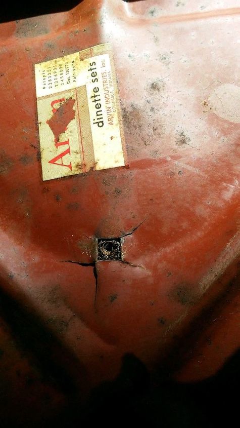 q how do i replace the nut in the bottom of this vintage chair seat