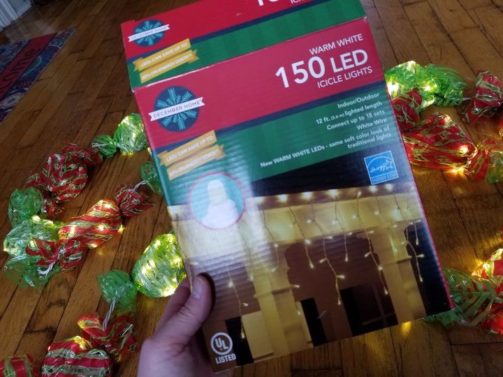 making candy lights for christmas or parties
