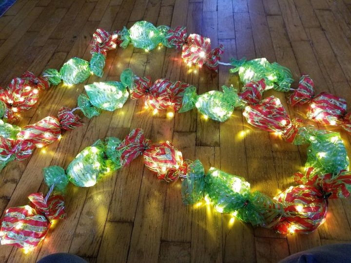 making candy lights for christmas or parties