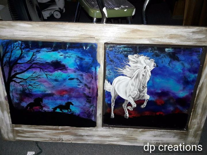 unique shadowbox painting decor nightlight