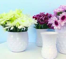 s these amazing vase ideas will blow your guests away, Make a hobnail heirloom with 1 glass