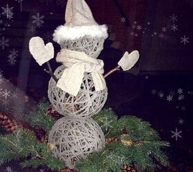 s 30 different ways to diy an adorable snowman this winter, Mix cement and make it from scratch
