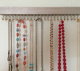 s the newest diy space saving storage ideas to keep your home organized, Jewelry Holder
