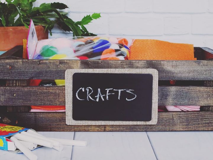 s the newest diy space saving storage ideas to keep your home organized, Rustic Wood Storage Crate